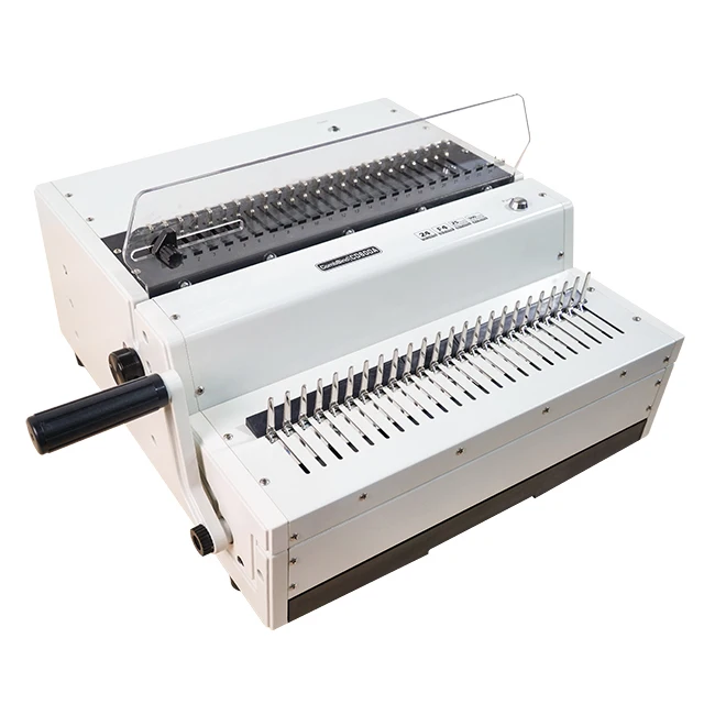 CD600A Costom большой офисный завод самая дешевая цена 24 перфоратора Электрический переплет 450 листы бумага F4 расческа машина для переплета