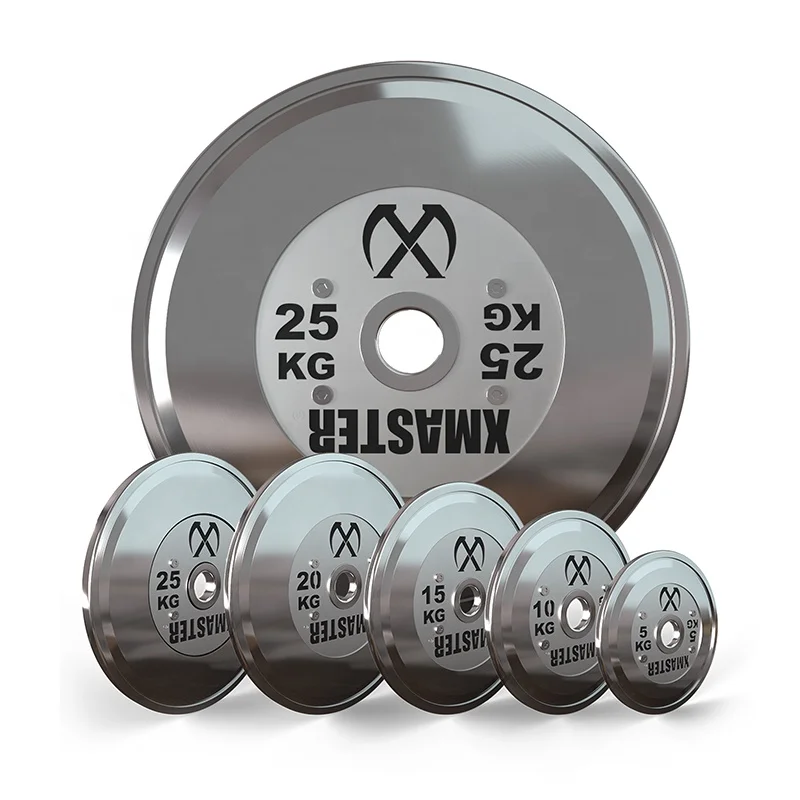 Заводская поставка тренажерный зал Домашняя Тренировка powerlifting стальная Хромированная Пластина