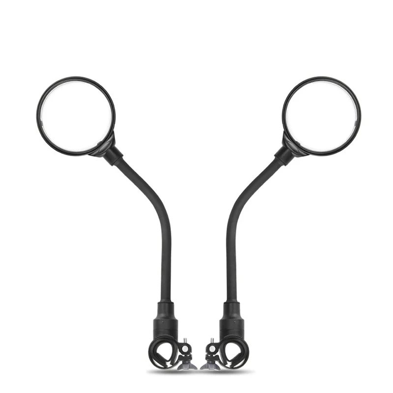 Universal Rotatable Road Bike Bicycle MTB Mirror Handlebar Flexible Wide Angle Rear View Rearview Mirror