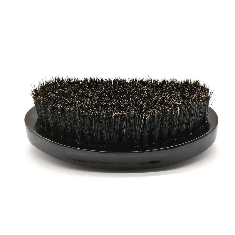 Vintage Boar Bristle Beard Mini Brush Handmade Mustache Pocket portable brush For Men Beard Care beard brush