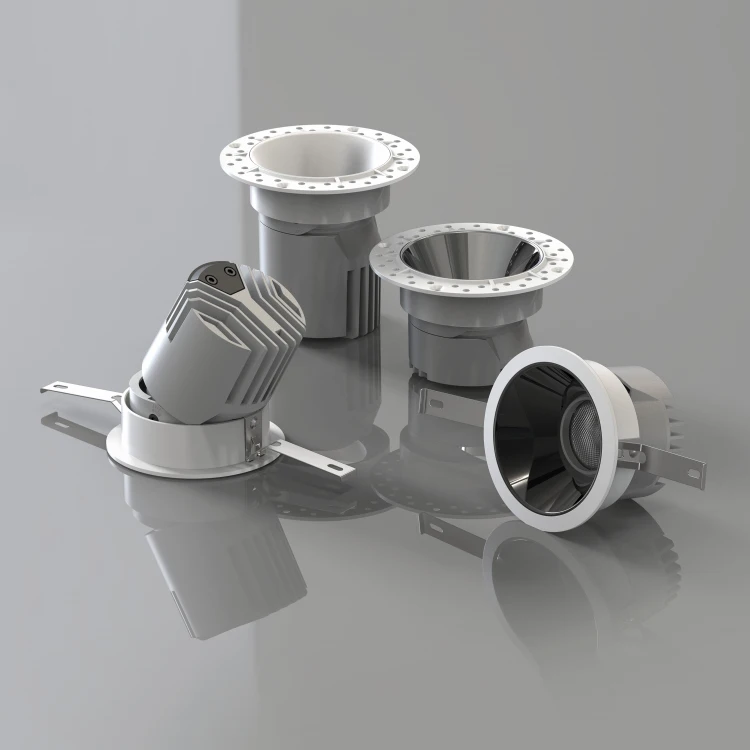 Внутренний регулируемый угол Rcessed круглый квадратный алюминиевый 5 Вт 8 Вт светодиодный настенный светильник