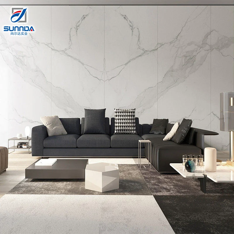 Sintered Stone Tile Porcelain 1200x2400mm  Slab For Countertop Island Wall Luxury Marble Design For Wall And Floor Tiles