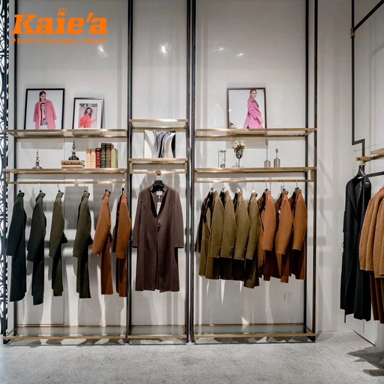 Modern Showcases Display Booth Exhibition Clothing Cutting-edge Display Concepts Retail Clothes Rack Wall Display Racks Clothing