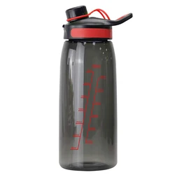 1 Gallon Outdoor BPA Free ECO Plastic Water Bottle With Time Marker