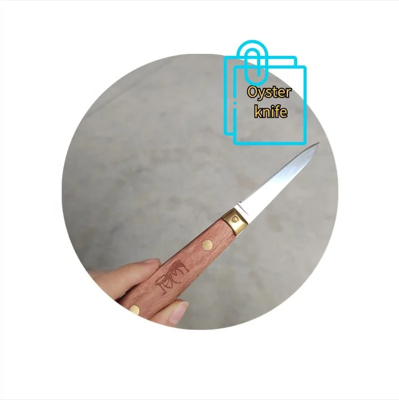 High quality oyster knife wood handle  available  can add logo