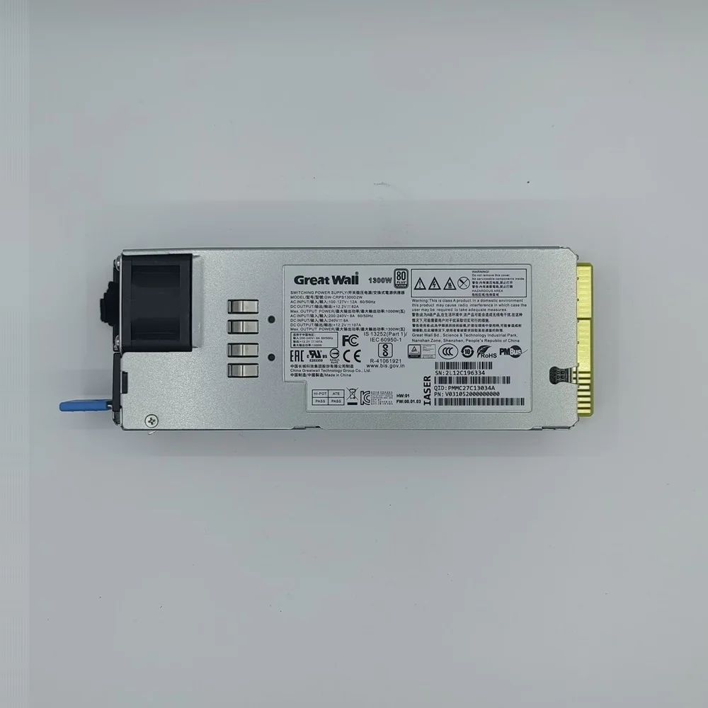 Factory Supply Inspur Milestone 6 CRPS 550W Platinum Hot Swap Power Supply For Server NF5280M6