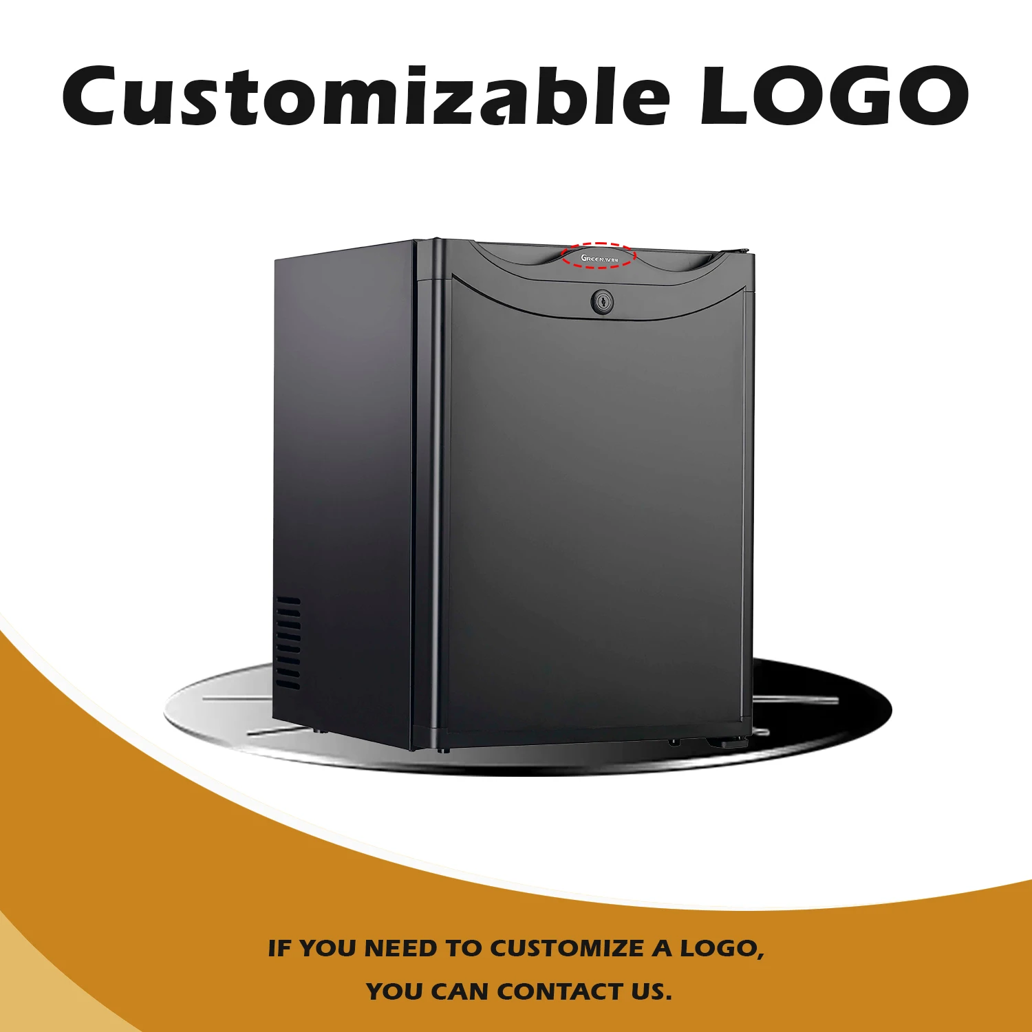 40L Absorption drink small refrigerator single door counter commercial bar mini fridge