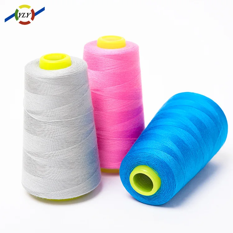 Industrial 402 sewing thread high tenacity sewing thread 100% polyester 40/2 threads 3000 yards for sewing
