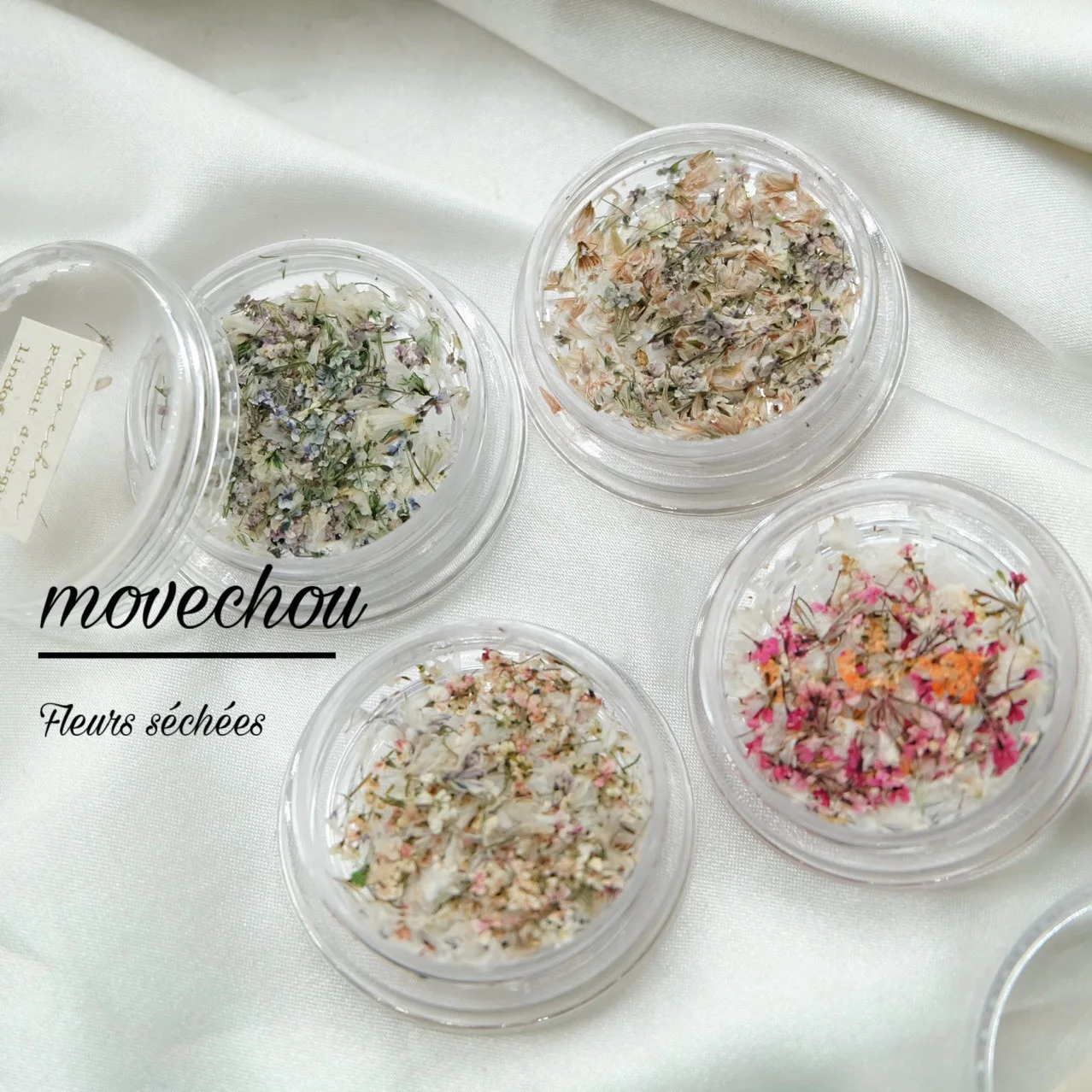 Nail art Dried  3D natural flower nail art sticker accessories for DIY Mini Dry Dried Pressed Flower for nail art