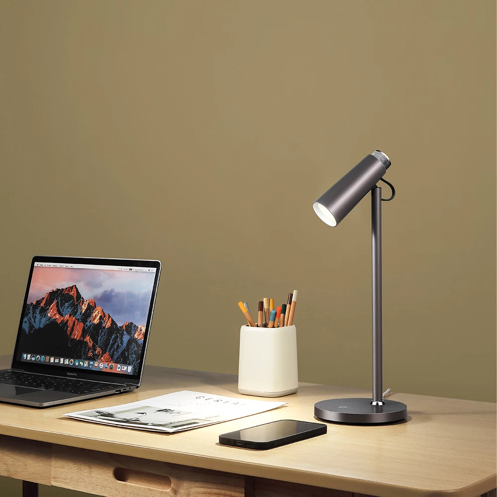 2023 домашний декор Роскошная настольная лампа Светодиодная настольная лампа Беспроводное зарядное устройство настольная лампа