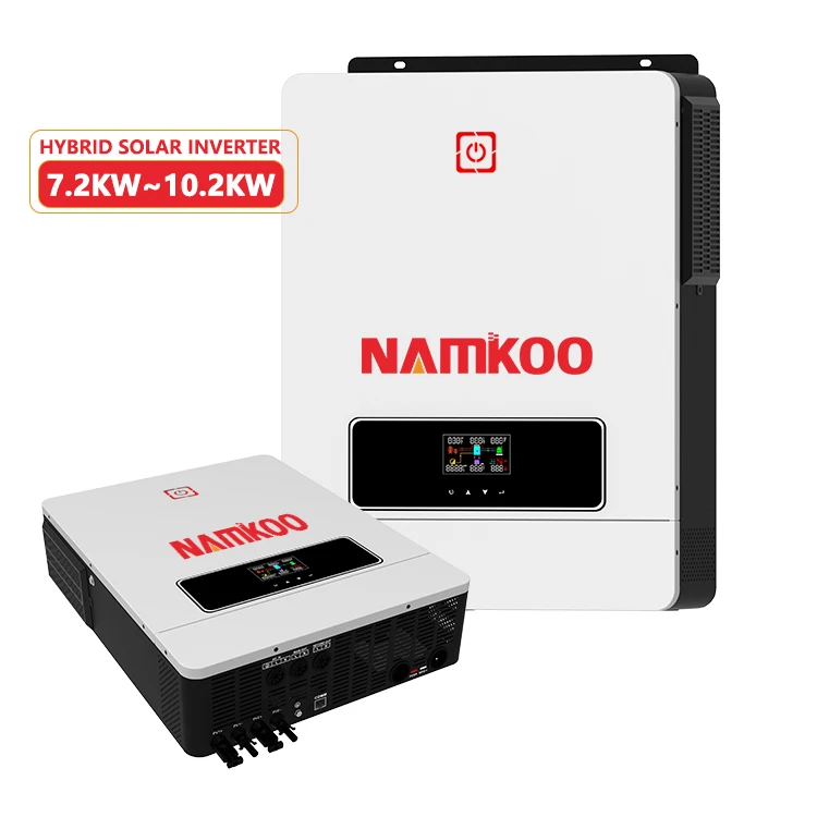 Professional Hybrid Solar Inverter 7KW 8KW 10KW RCB Lights Hybrid Solar Inverter With Mppt Controller