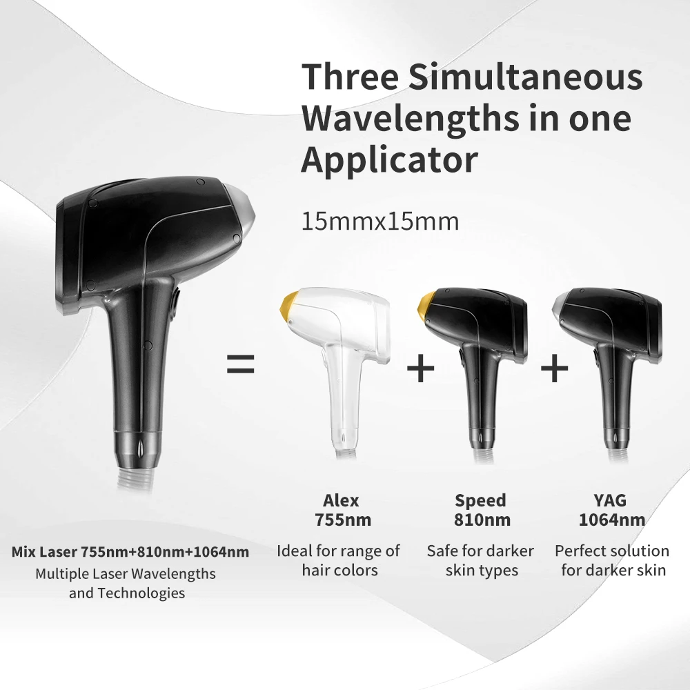 A0422 Good Price 755 1064nm 808nm Painless Diode Laser Hair Removal Machines For Rent / Hair Laser Removal for Men Women Girls