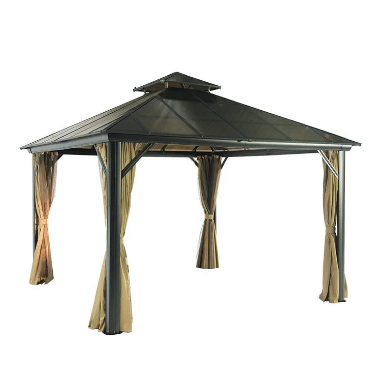 Chinese high quality outdoor furniture patio large metal pavilion tent backyard aluminum frame