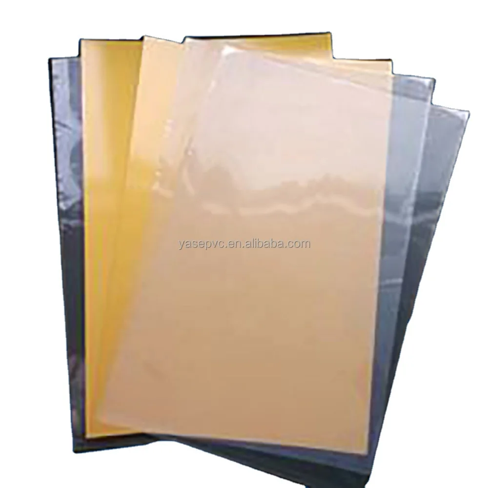 Plastic Gold PVC card No-Laminating PVC Material A4 size 50pcs/pack