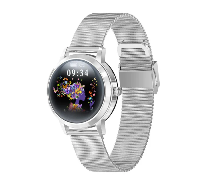 Aoketai 2021 LW10 Fashion Lady reloj inteligente Blood Oxygen Heart Rate Waterproof Women Smart Watch with Polish Smartwatch