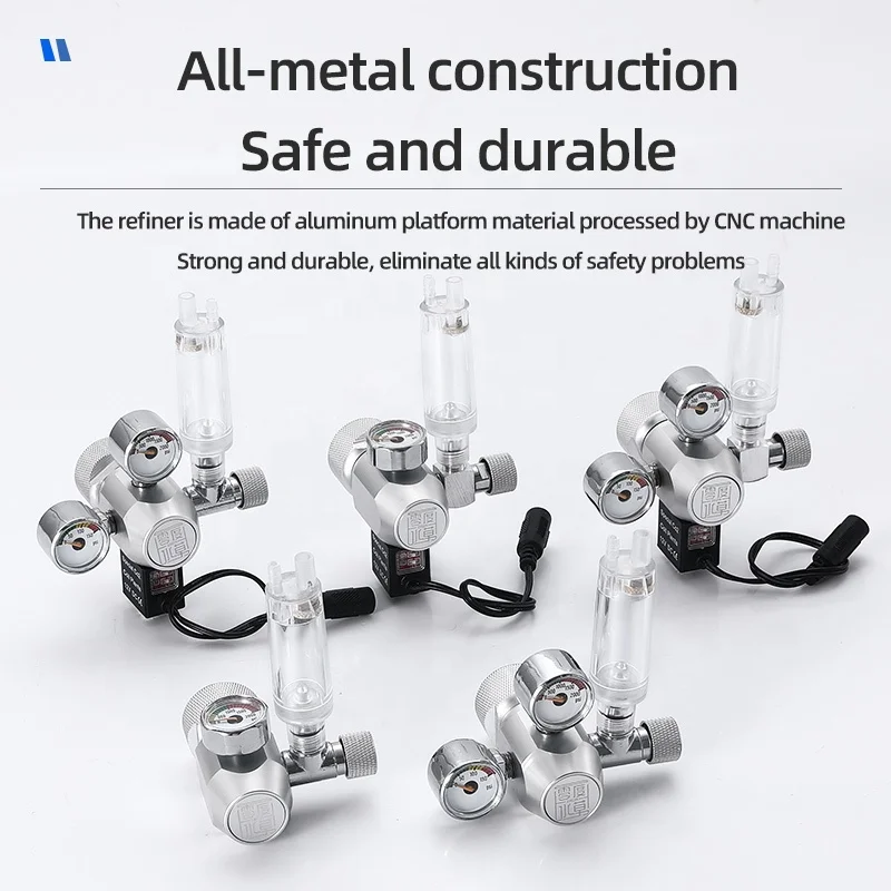 WYIN R104 DIY Aquarium co2 regulators ZRDR Double table Fish Tank Accessories  Aquarium CO2 equipment co2 gas regulator