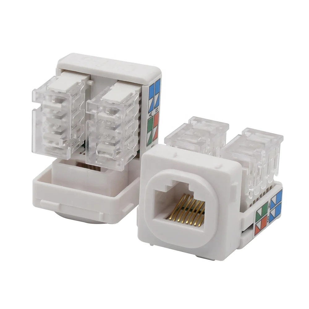 TM-8103 RJ45 Cat6 8P8C Australia Clipsal 90 Degree Type Keystone Jack