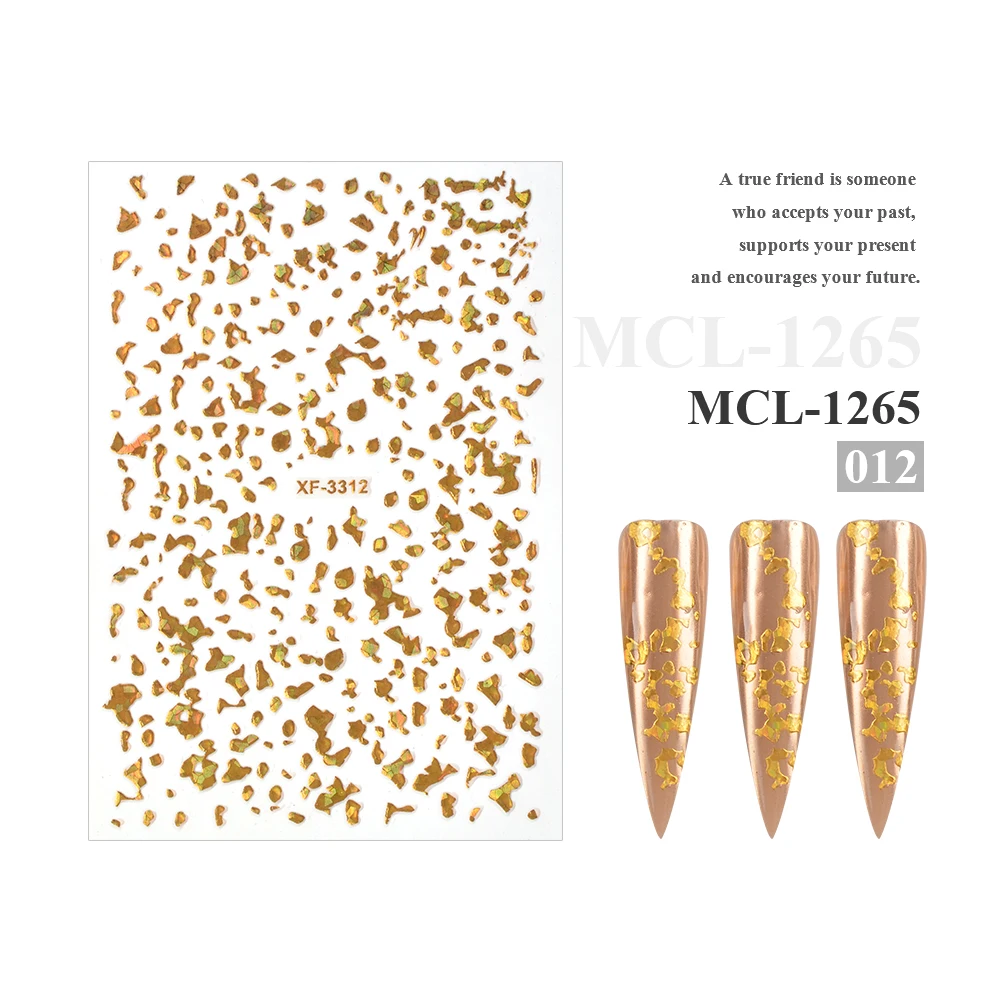 Hot sale nails accessories 12 colors spots nail art sticker for nail supplies