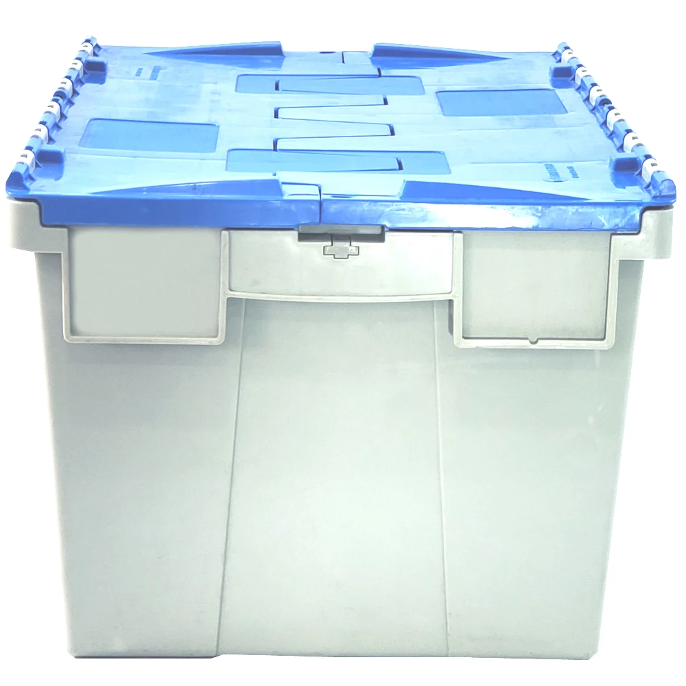  PP moving plastic storage box solid logistics basket nestable and stackable