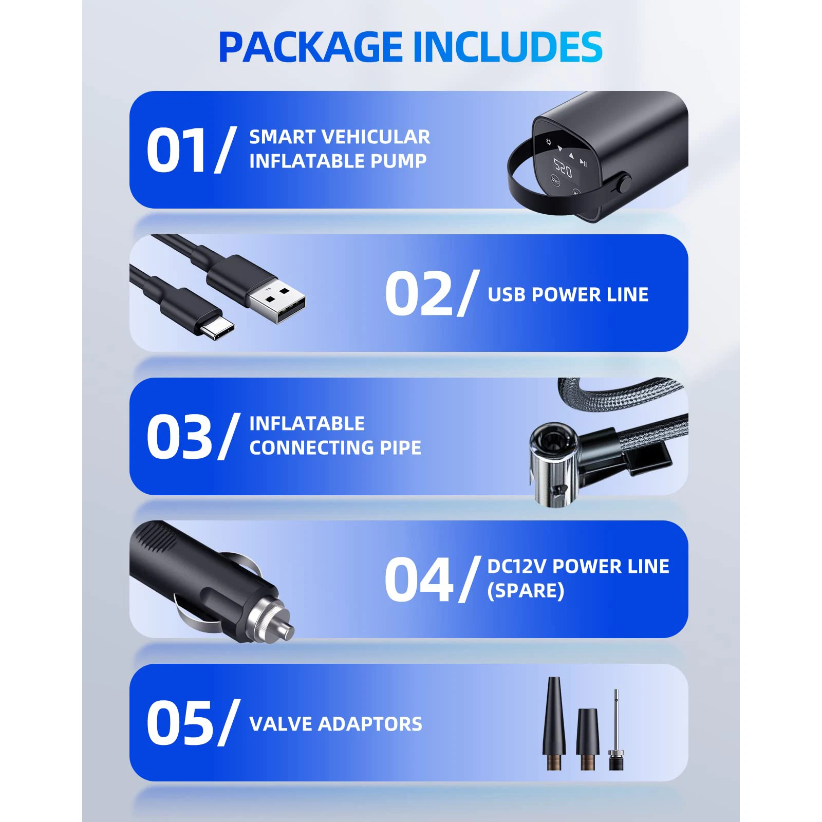 Inflatable Pump Air Compressor Tyre Inflator Mini Portable Air Compressor Wire High Pressure Tire Air Pump for Car Bicycle Balls