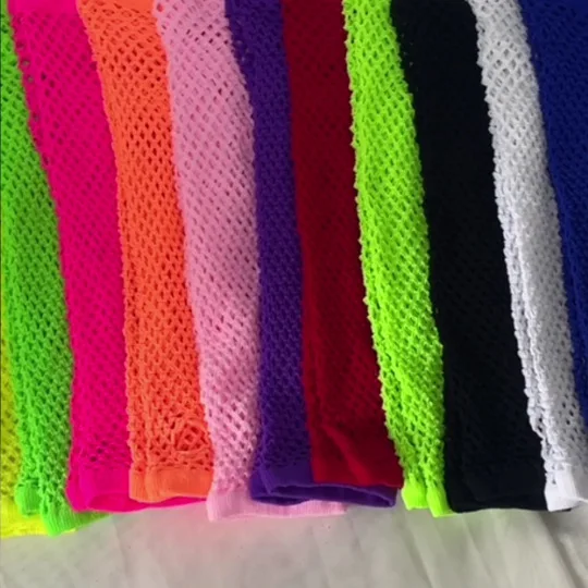 Yiwu Jingwen OEM Women Ladies Tattoo Arm Long Sleeve Mesh Jersey