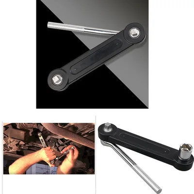 Factory Wholesale Multifunctional telescopic wrench OEM Customized Logo portable steel wrench
