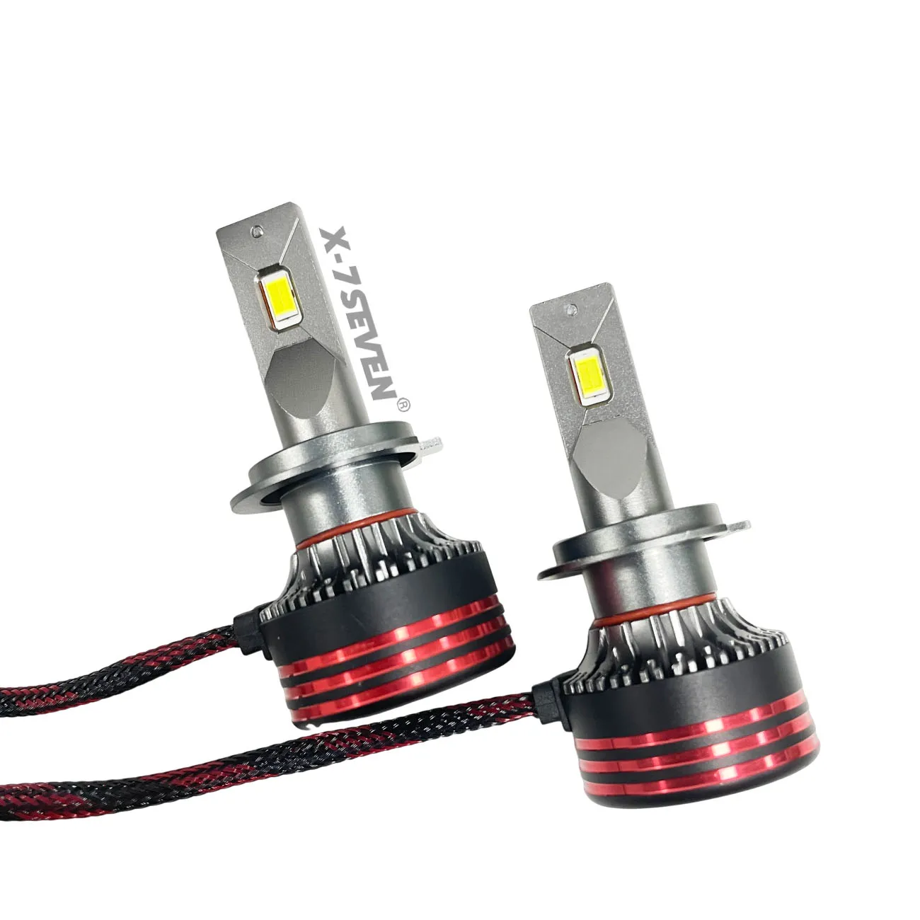 X-7SEVEN светодиодные фары высокой мощности M8 Pro 130 Вт H1 H3 H4 H7 двойные медные трубки Автомобильные