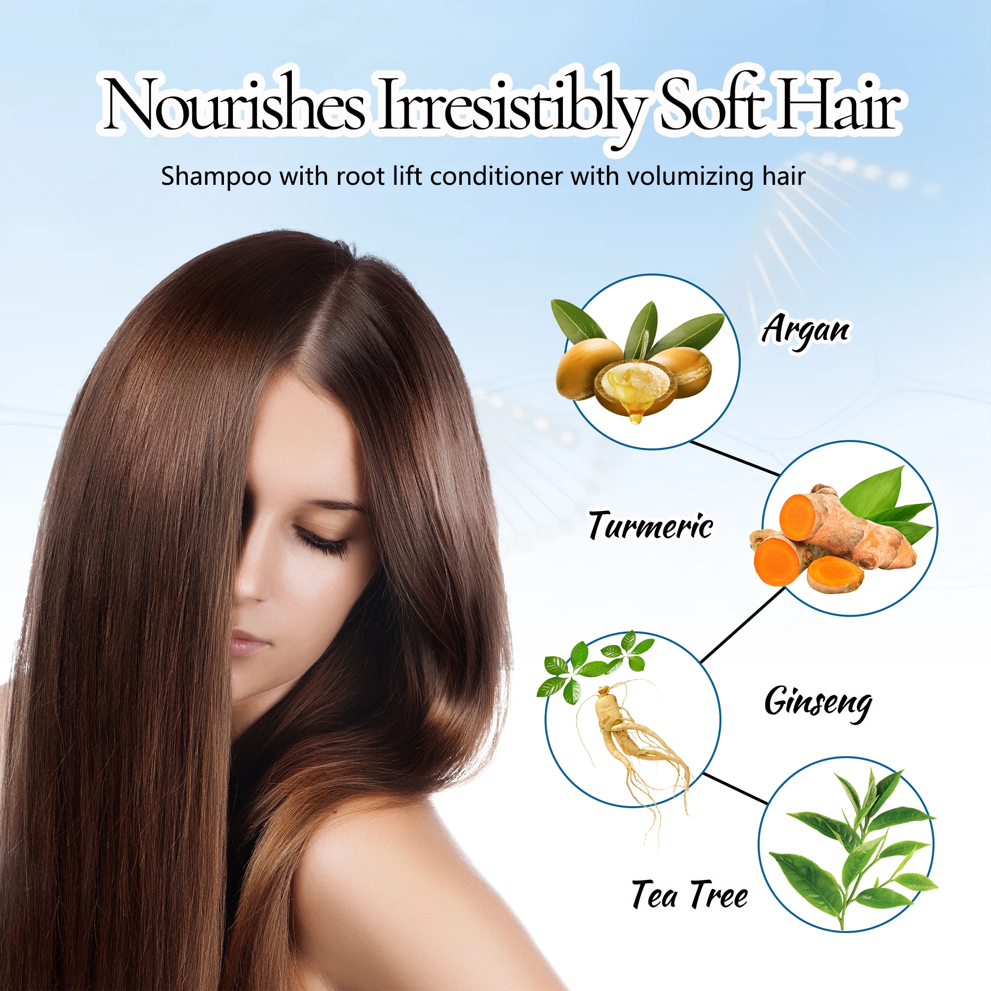 Ultimate Biotin Hair Care Set Moisturizing Shampoo Conditioner Anti-Hair Loss Treatment for Thinning Hair Regrowth Men Women