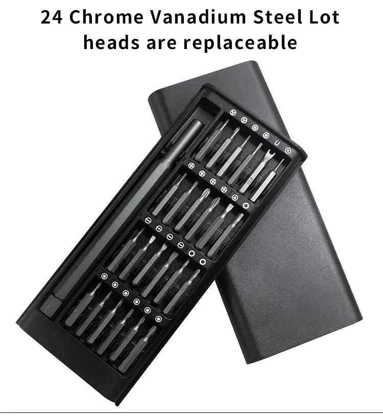 Cell Phone Pocket Precision Screwdriver Set Repair Tool Kit Multi Laptop PC 24 Bits for Iphone Samsung Xiaomi Plain OEM Head Box