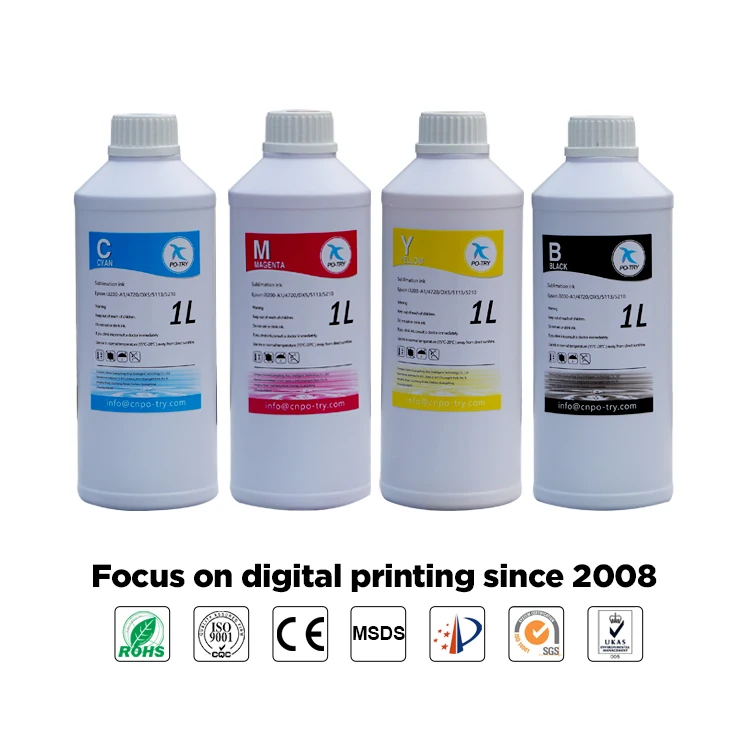 Dye Sublimation Ink Supplied By Iconway Sublimation Ink Dye Sublimation Textile Ink For Epson Series