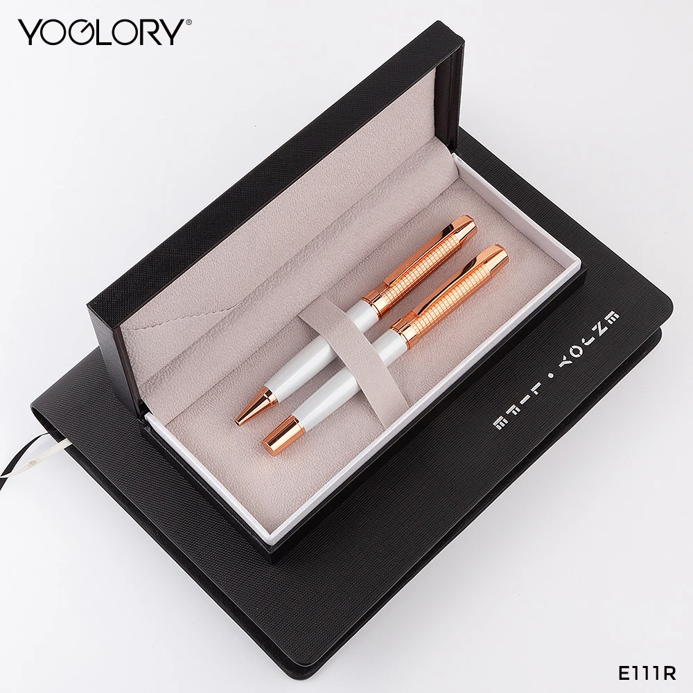 High quality custom logo pen set 2pc metal pens with luxury pen box for business gifts corporate gifts