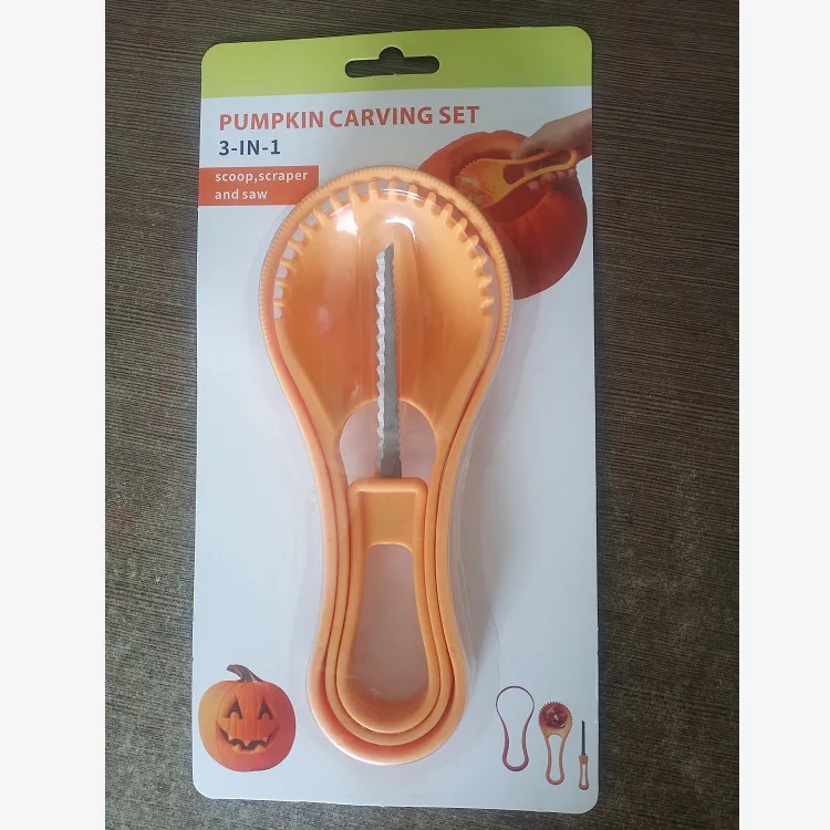 Free Shipping 2022 Halloween Pumpkin Cutting Set Pumpkin Carving Tools Kit