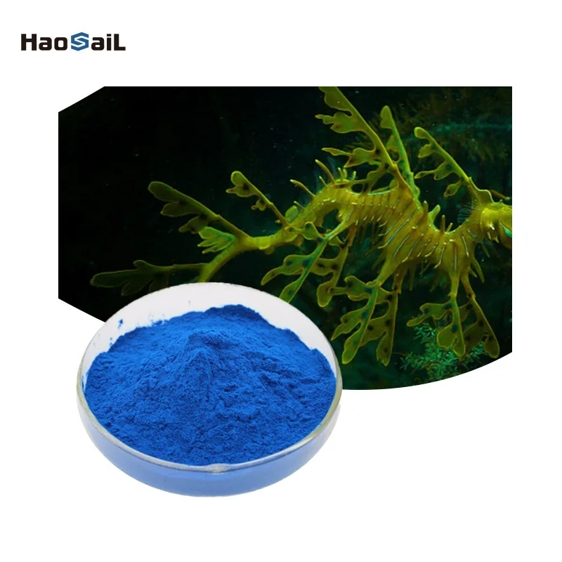 Phycocyanin E18  E25 E40 Powder Blue spirulina extract powderHot sale products