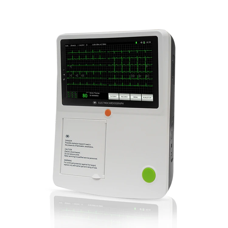 Самый дешевый ЭКГ 3 канала ЭКГ 12 выводов ЭКГ holter монитор ЭКГ машина