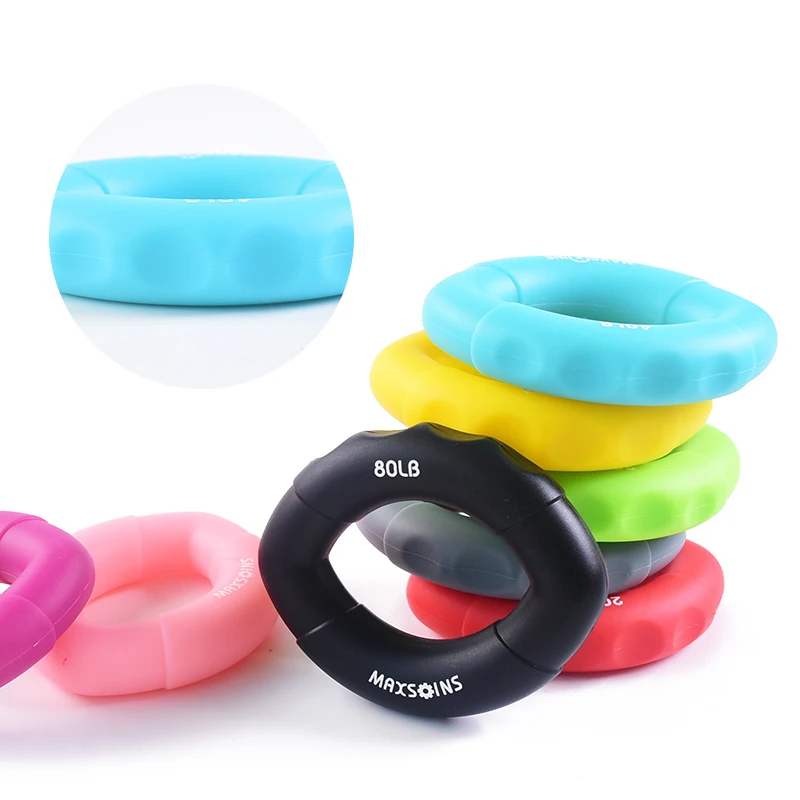 
Silicone hand grip forearm hand carpal expander muscle power training finger exerciser 