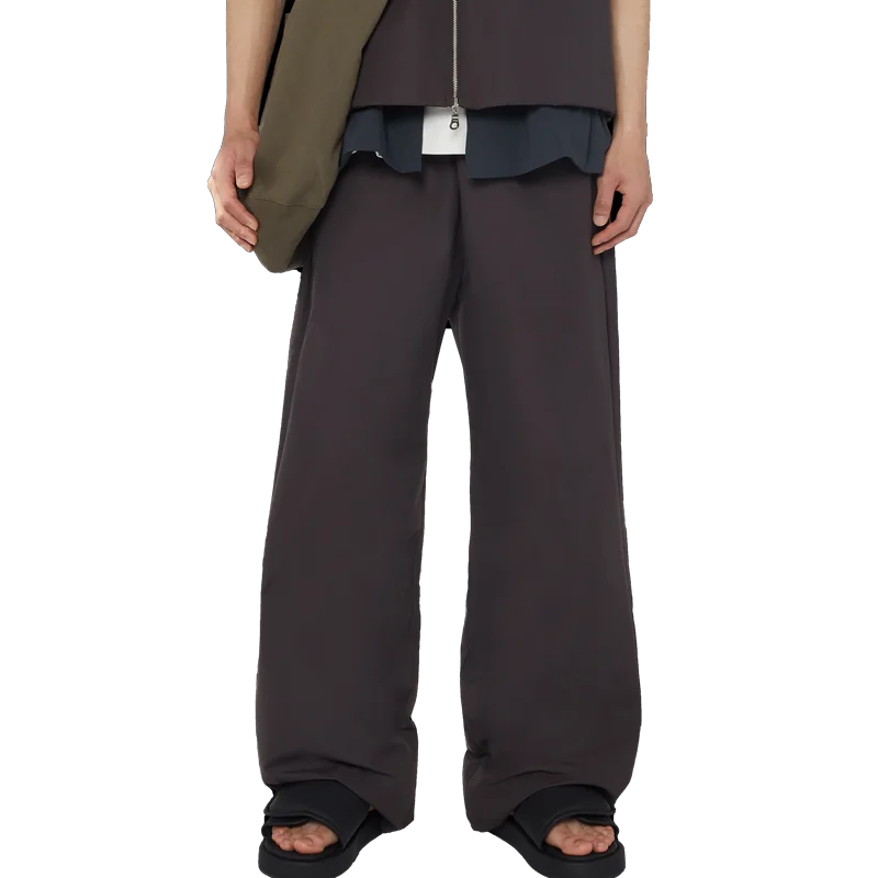 luxury french terry custom straight leg sweatpants cotton heavy weight fleece wide leg oversized baggy sweatpants