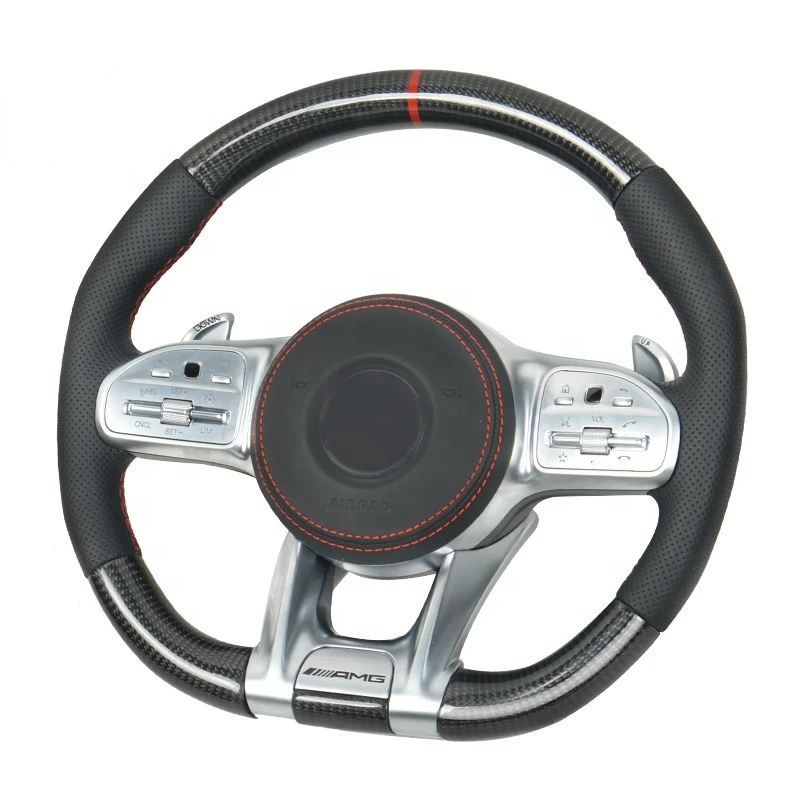 For Benz cls-class cls260 cls300 cls320 cls350 cls400 cls500 old model to new AMG carbon fiber wholesale steering wheel