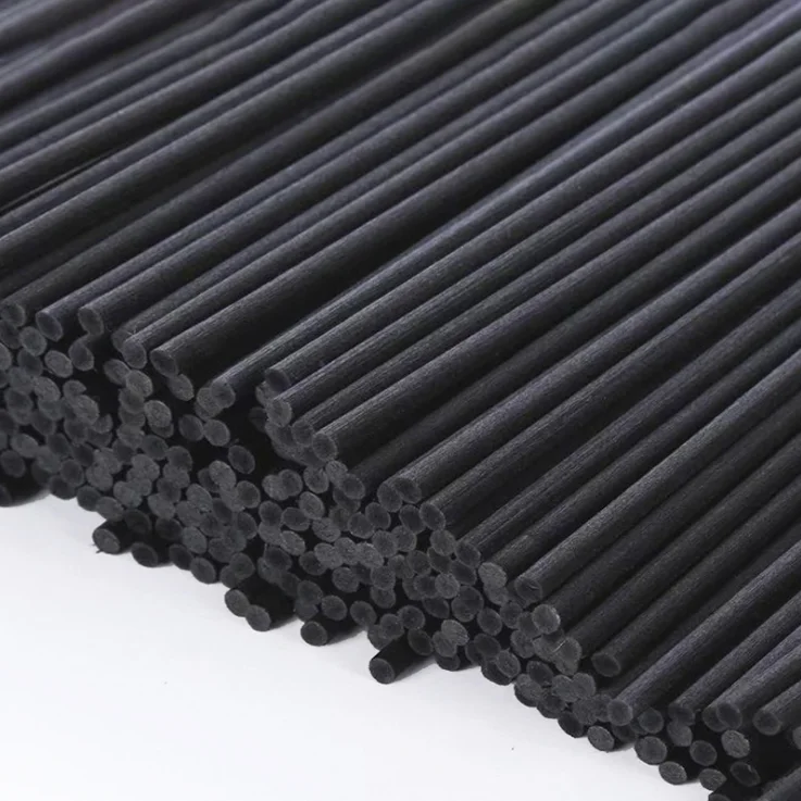 2mm 3mm 4mm 5mm 6mm solid carbon fiber rods scented sticks home decorative rattan reed carbon fiber sticks
