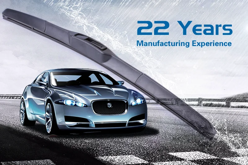 Manufacture B11 Factory Universal car windshield normal rubber wipers adapter universal frameless windscreen hybrid wiper