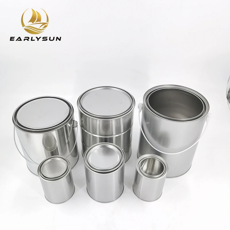 cylinder blank small tin container metal tin can for paint and adhesive used candle jars with lids and logo printingHot sale pro
