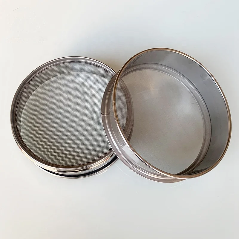 5um 10 20 50 75 150 200 250 400 500 600 micron flour sieve stainless steel mesh standard laboratory test sieve/ sand soil sieve