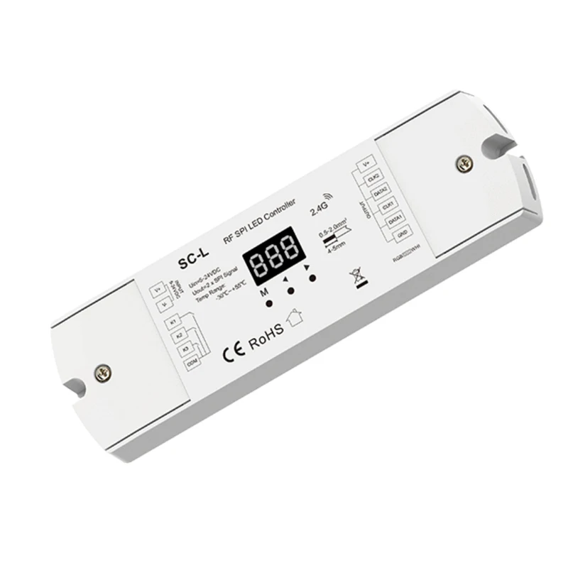 2811 2812 6812 Умный Цифровой адресуемый магический RGB RGBW пиксельное стекло сенсорная настенная панель Переключатель SC L SPI RF светодиодный контроллер