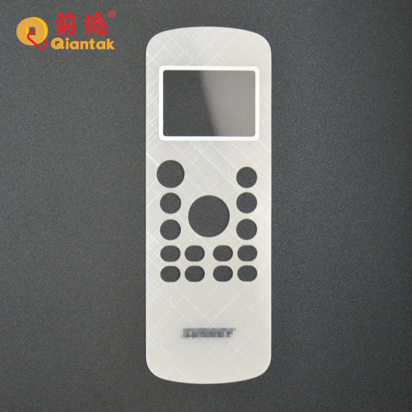 CNC режущая акриловая мембрана переключатель панель управления экрана для телеуправления