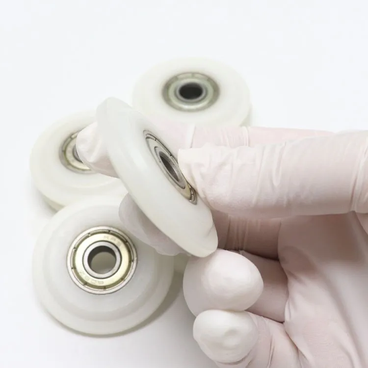 Plastic Nylon roller pulley 608 Y type POM roller pulley wheel for sliding door window