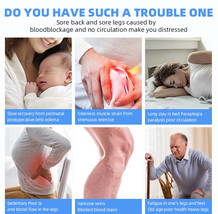 Professional equipment portable pressotherapy machine foot air pressure leg massager pressotherapy drainage