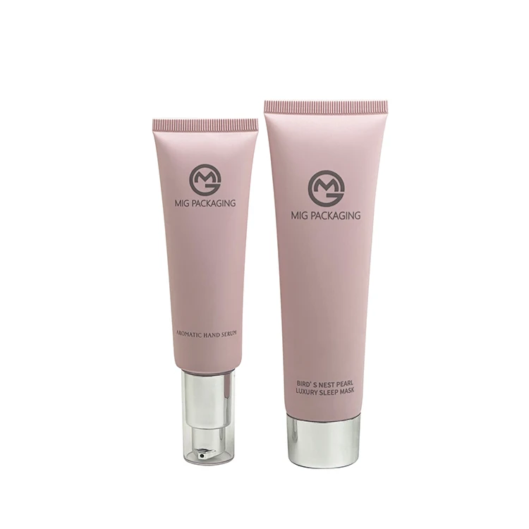 Skincare Toothpaste Tubes Low Price Plastic Empty Airless Pump Cosmetic Packaging Makeup Base Cream Tube With Pump