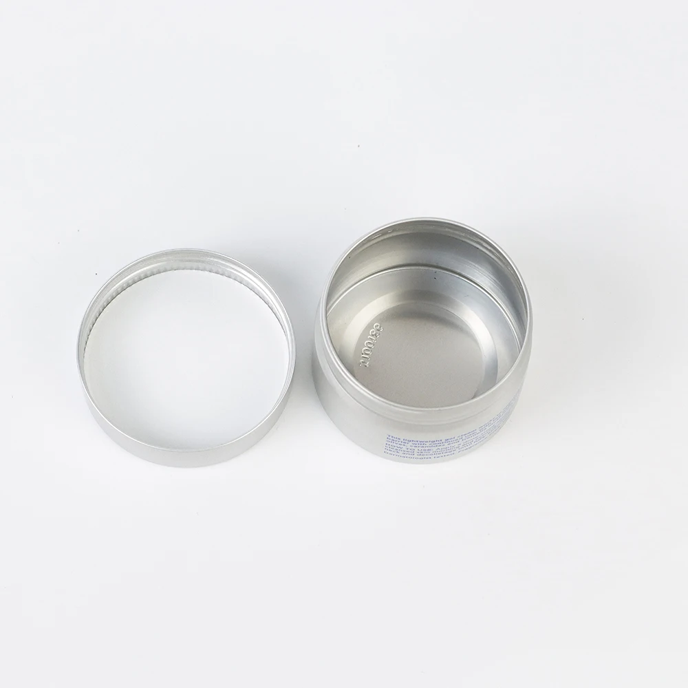 2024 hot sale small volume aluminum jar mini size  empty aluminum tin