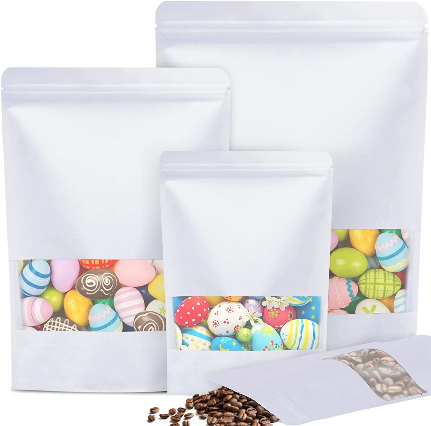 One Side Transparent Hologram Packaging Zipper Lock Mylar Security Hologram Smell Proof Holographic Bag