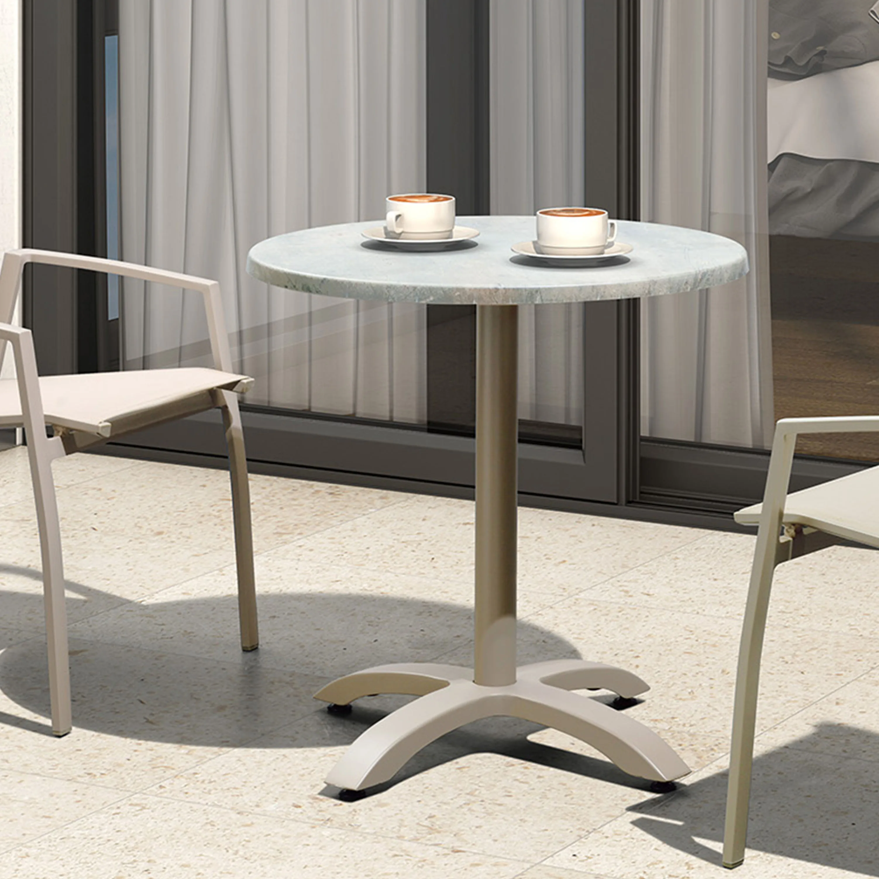 Premium Quality Modern Sturdy Garden Table Outdoor Restaurant Round Table