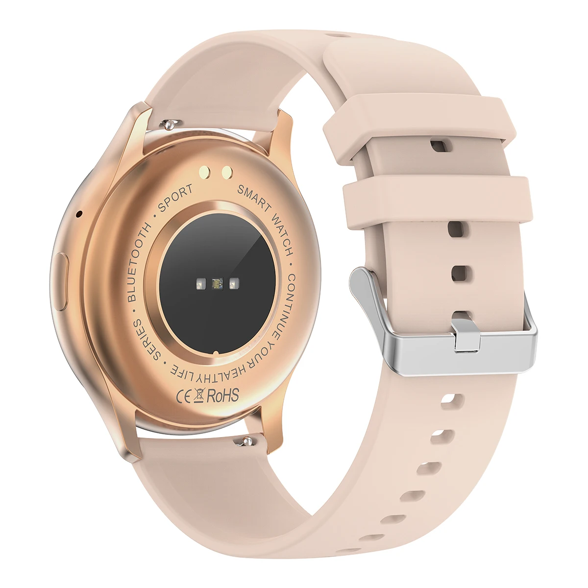 AMOLED touch screen round shape smartwatch BT health function heart rate monitor waterproof smart watch